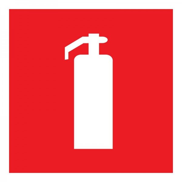  Наклейка знак пожарной безопасности "Огнетушитель" 100х100мм Rexant 56-0050 