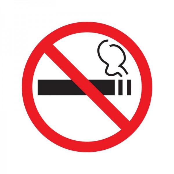  Наклейка курить запрещено 200х200мм Rexant 56-0035 