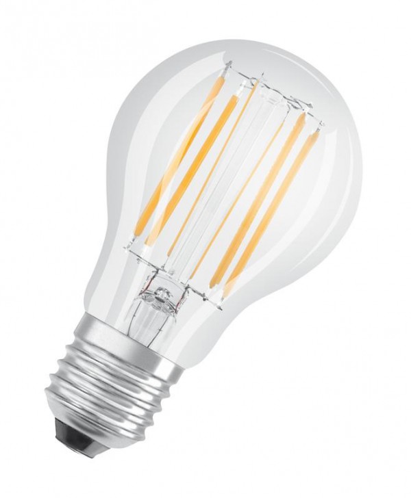  Лампа светодиодная филаментная PARATHOM CLASSIC A FIL 75 non-dim 8.5W/827 8.5Вт (замена 75Вт) тепл. бел. E27 OSRAM 4058075287501 
