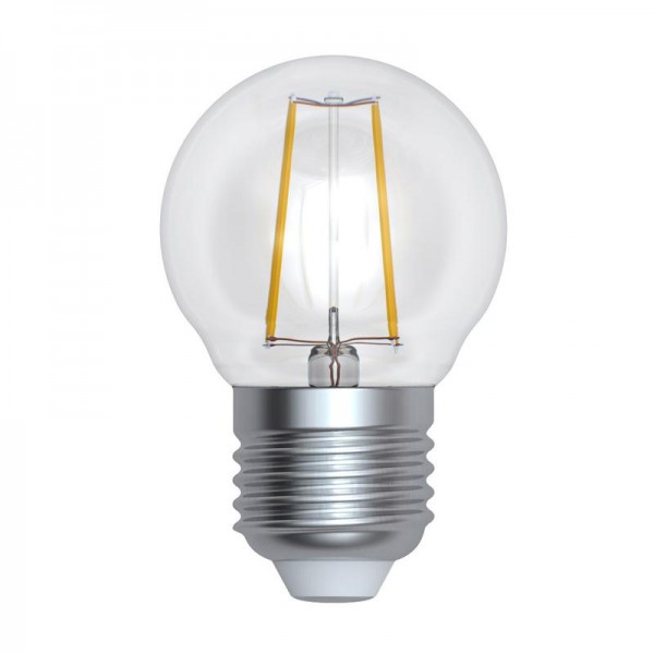  Лампа светодиодная LED-G45-9W/4000K/E27/CL PLS02WH Sky прозр. картон Uniel UL-00005175 