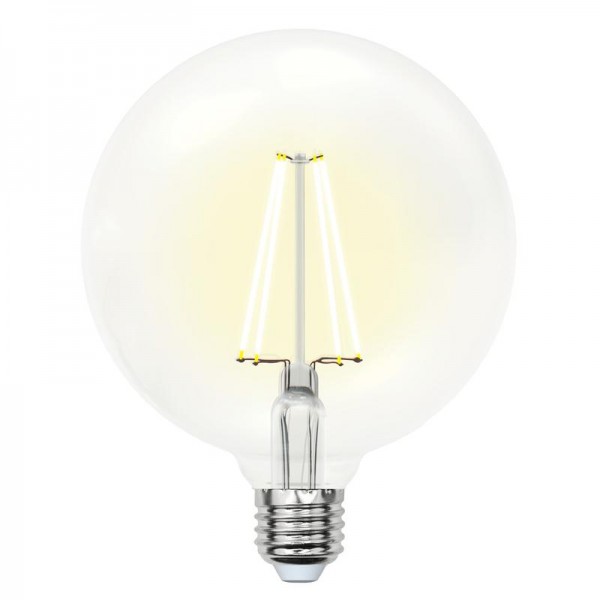  Лампа светодиодная LED-G125-15W/4000K/E27/CL PLS02WH Sky прозр. картон Uniel UL-00004861 
