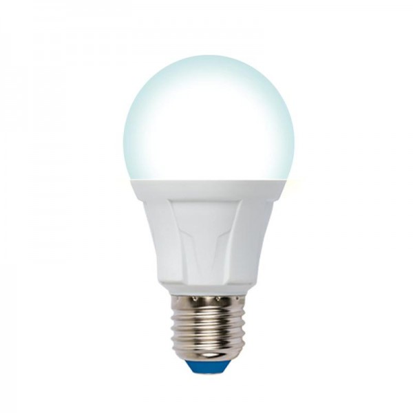  Лампа светодиодная LED-A60 10W/4000K/E27/FR/DIM PLP01WH Яркая диммир. мат. картон Uniel UL-00004286 