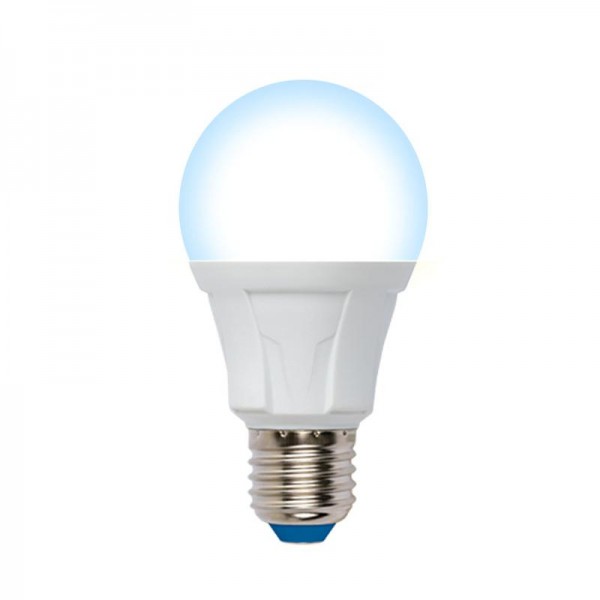  Лампа светодиодная LED-A60 10W/6500K/E27/FR/DIM PLP01WH Яркая диммир. мат. картон Uniel UL-00004285 