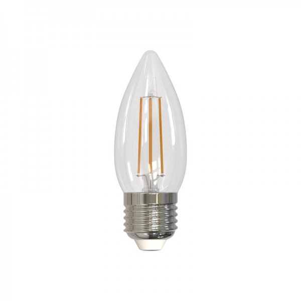  Лампа светодиодная LED-C35-9W/4000K/E27/CL PLS02WH Sky прозр. картон Uniel UL-00005163 