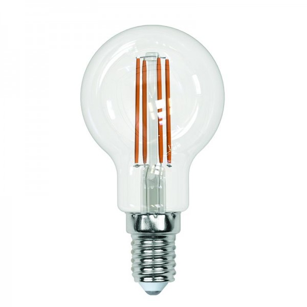  Лампа светодиодная LED-G45-13W/4000K/E14/CL PLS02WH Sky прозр. картон Uniel UL-00005906 