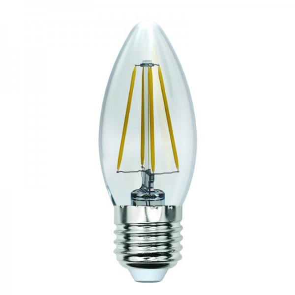  Лампа светодиодная LED-C35-13W/3000K/E27/CL PLS02WH Sky прозр. картон Uniel UL-00005901 