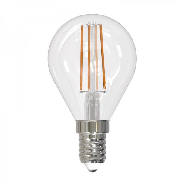  Лампа светодиодная LED-G45-9W/3000K/E14/CL PLS02WH Sky прозр. картон Uniel UL-00005172 