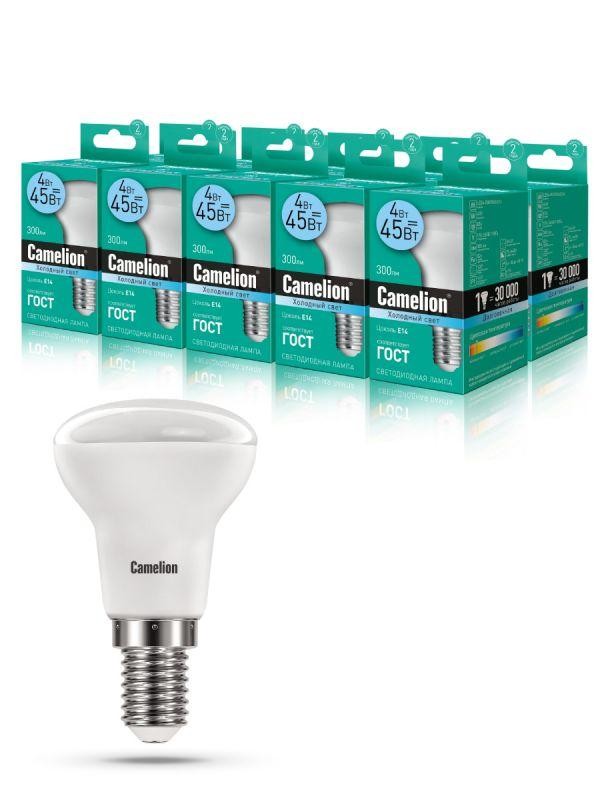  Лампа светодиодная LED4-R39/845/E14 4Вт 220В Camelion 13354 