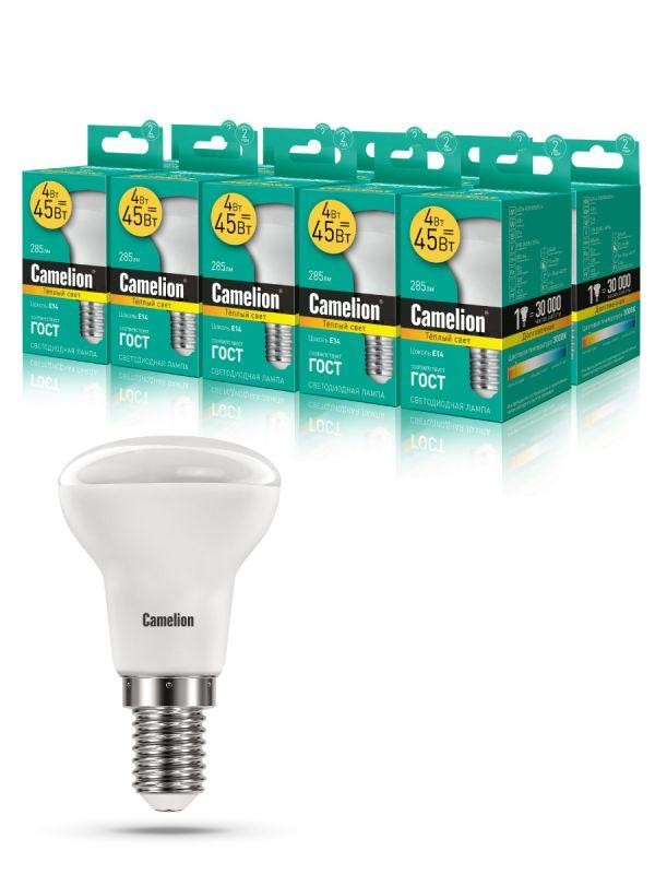  Лампа светодиодная LED4-R39/830/E14 4Вт 220В Camelion 13353 
