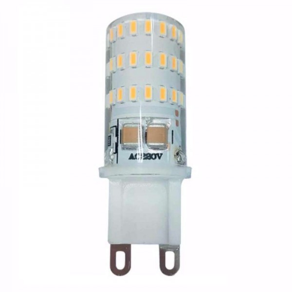  Лампа PLED-G9 COB 3Вт 240лм 3000К 220В (силикон d13 6х50мм) JazzWay 5015326 