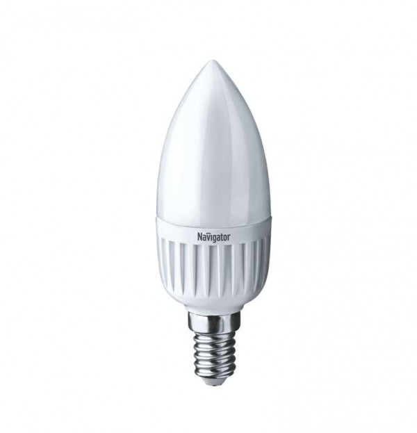  Лампа светодиодная 61 249 NLL-P-C37-5-230-6.5K-E14-FR Navigator 61249 