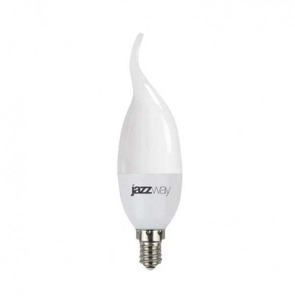  Лампа светодиодная PLED-SP CA37 7Вт свеча на ветру 4000К бел. E14 560лм 175-265В JazzWay 1027917-2 