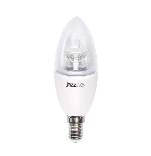  Лампа светодиодная PLED-DIM C37 7Вт свеча 4000К бел. E14 540лм 230В диммир. JazzWay 1035370 
