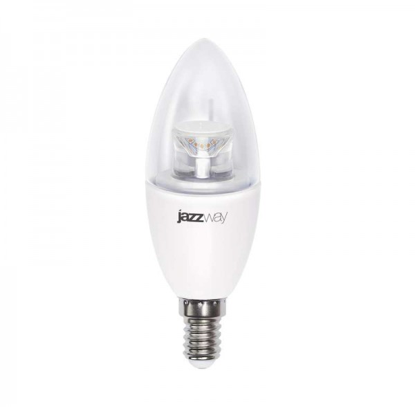  Лампа светодиодная PLED-DIM C37 7Вт свеча 2700К тепл. бел. E14 520лм 230В диммир. JazzWay 1035349 