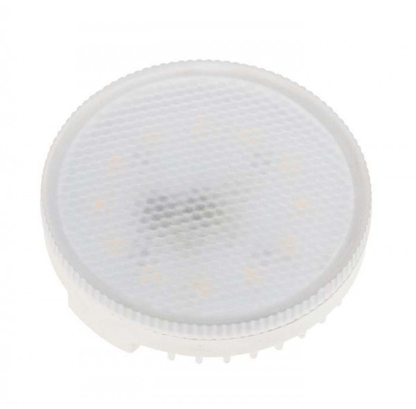  Лампа светодиодная PLED-GX53 10Вт таблетка 3000К мат. тепл. бел. GX53 800лм 230В JazzWay 1029072 