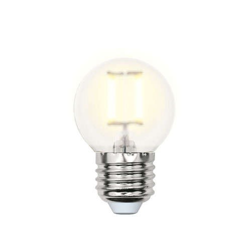  Лампа светодиодная LED-G45-6Вт/WW/E27/FR PLS02WH картон Uniel UL-00000302 