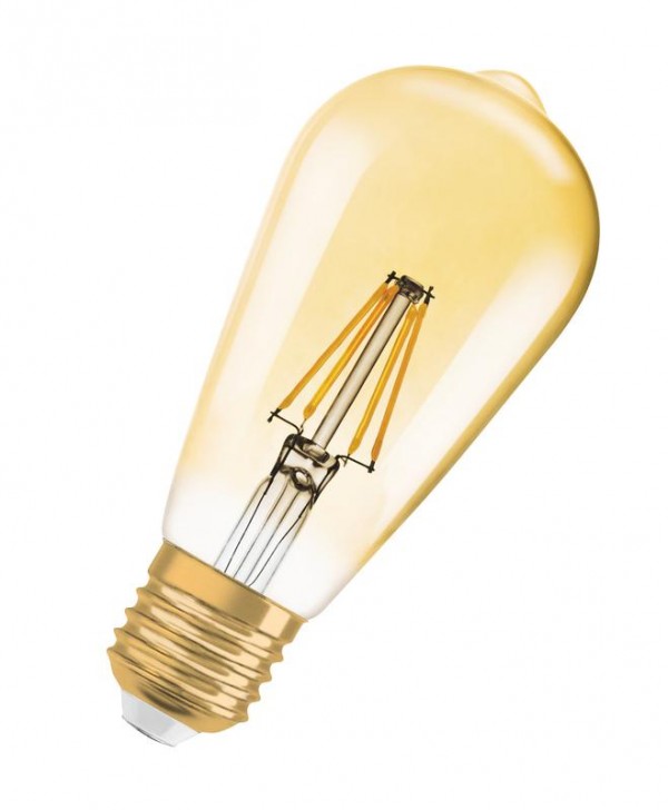  Лампа светодиодная филаментная Edition 1906 Edison 4W/824 4Вт 2400К тепл. бел. E27 220-240В FIL OSRAM 4052899962095 