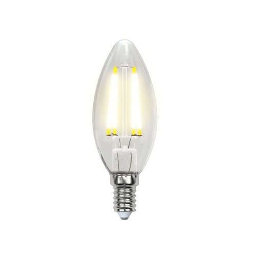  Лампа светодиодная LED-C35-6Вт/WW/E14/CL PLS02WH картон Uniel UL-00000199 