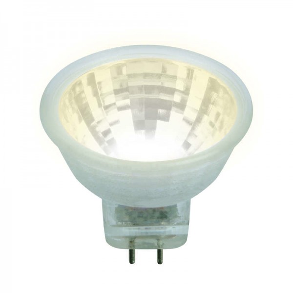  Лампа светодиодная LED-MR11-3W/WW/GU4/220V GLZ21TR 220В прозр. свет теплый бел. 3000К упак. картон Uniel UL-00001702 