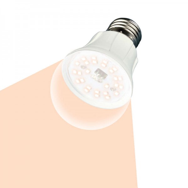  Лампа светодиодная для растений LED-A60-10W/SPFR/E27/CL грушевидная PLP01WH форма "A" прозр. колба картон Uniel UL-00001820 