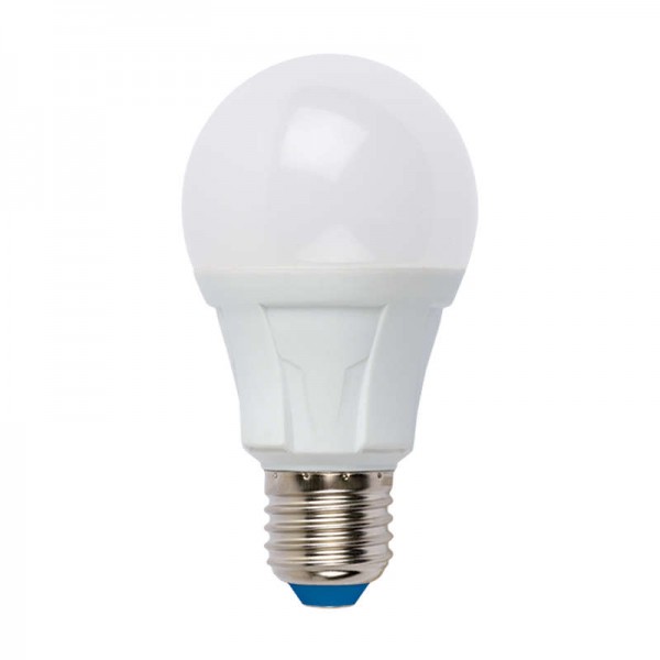  Лампа светодиодная LED-A60 10W/NW/E27/FR грушевидная PLP01WH форма "А" мат. серия "ЯРКАЯ" бел. 4000К упак. картон Uniel UL-00001525 