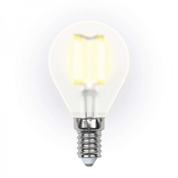  Лампа LED-G45-6W/WW/E14/FR PLS02WH Uniel UL-00000303 