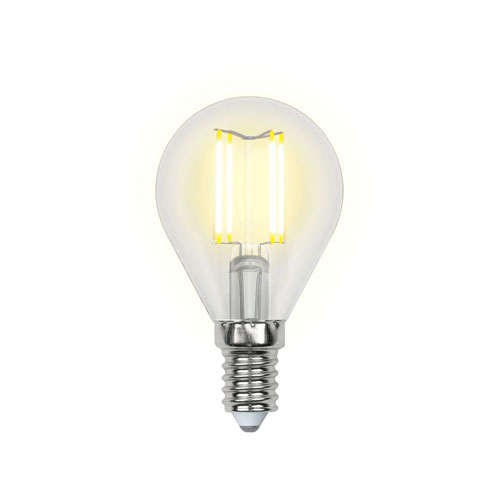  Лампа светодиодная LED-G45-6Вт WW E14 CL PLS02WH картон Uniel UL-00000197 