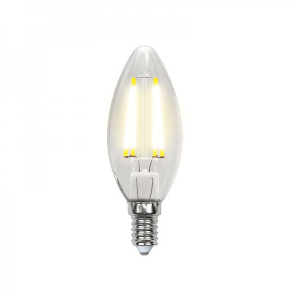  Лампа светодиодная LED-C35-7.5Вт/WW/E14/CL GLA01TR прозр. Uniel UL-00003245 