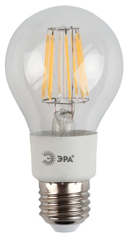  Лампа светодиодная F-LED A60-5w-827-E27 грушевидная ЭРА Б0012535 