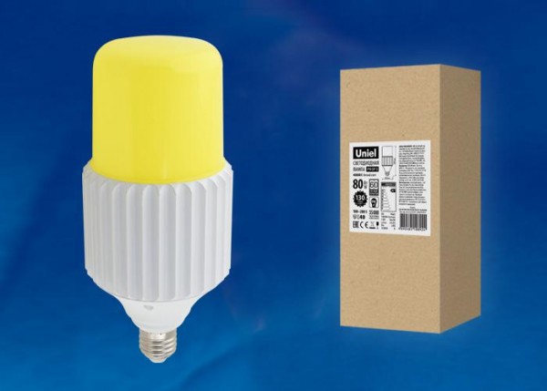  Лампа светодиодная LED-MP200-80W/4000K/E40PH ALPO6WH 4000К. бел. Uniel UL-00004080 