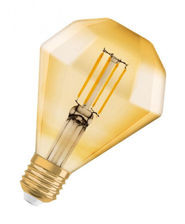  Лампа светодиодная филаментная 1906LED DIAMD 4.5W/825 230В FIL E27 OSRAM 4058075091955 