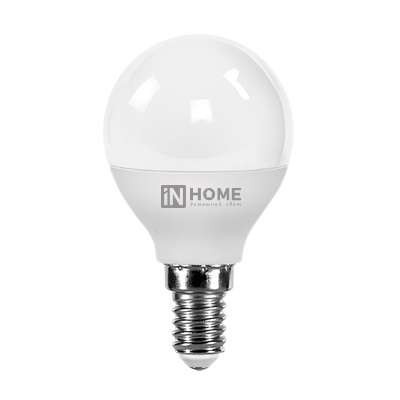  Лампа светодиодная LED-ШАР-VC 6Вт 230В E14 4000К 540лм IN HOME 4690612020518 