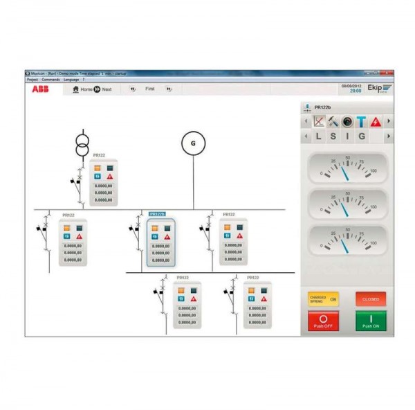  Система диспетчеризации и контроля Ekip View на неограниченное количество устройств ABB 1SDA074300R1 
