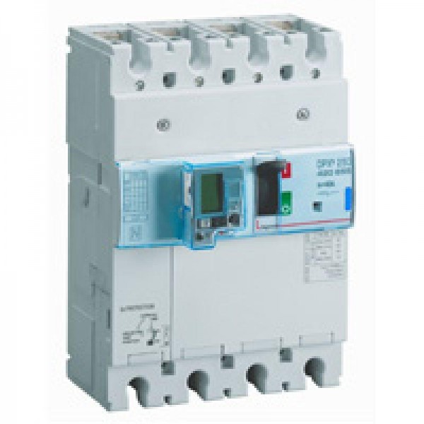  Выключатель автоматический дифференцированного тока 4п 40А 70кА DPX3 250 электрон. расцеп. Leg 420655 