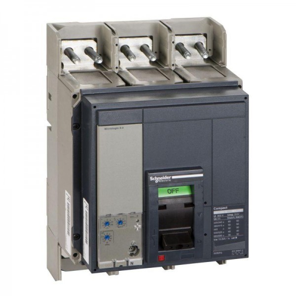  Выключатель автоматический 3п 1250А 50кА NS1250 N 3P + Micrologic 2.0 в сборе SchE 33478 