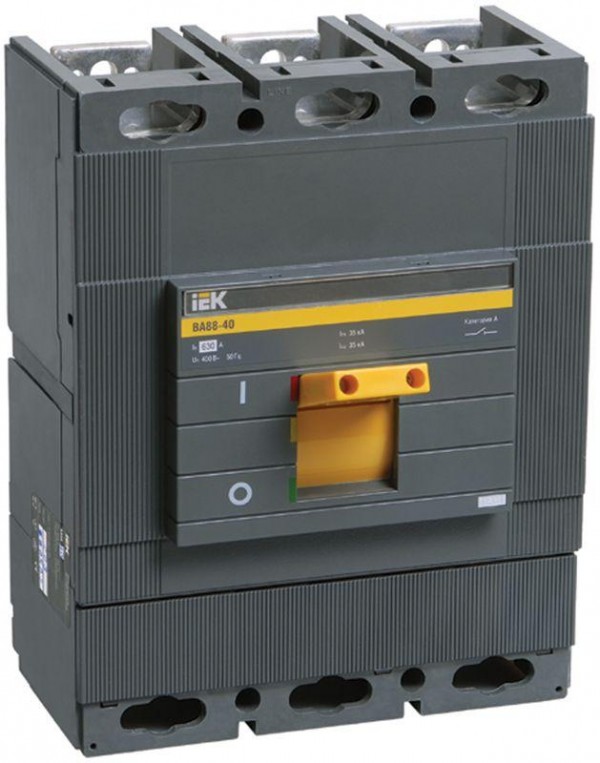  Выключатель автоматический 3п 400А 35кА ВА 88-40 IEK SVA50-3-0400 