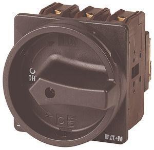  Выключатель нагрузки 3P+N 63А запираемый перед. креп. P3-63/EA/SVB-SW/N черн. ручка EATON 012771 