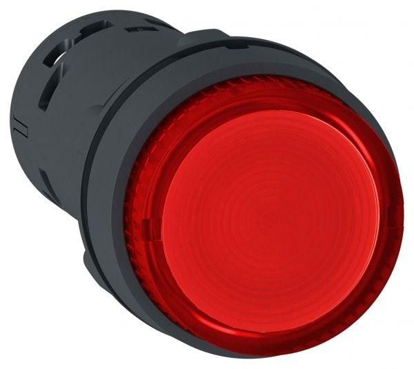  Кнопка 22мм 230В с подсветкой красн. SchE XB7NW34M2 