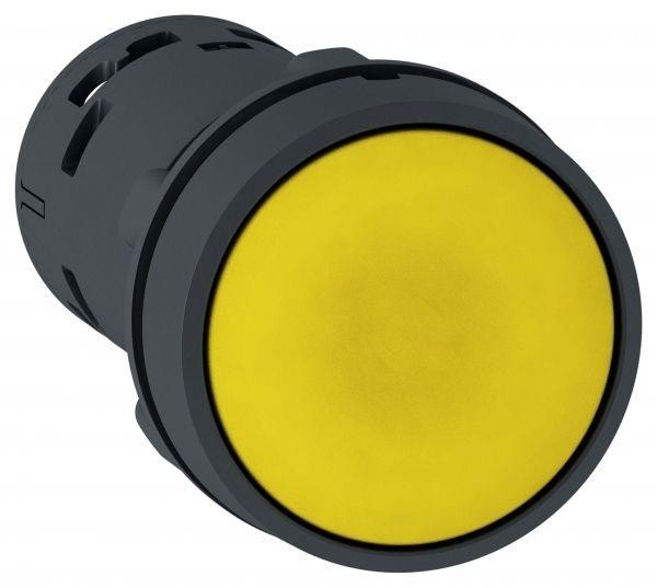  Кнопка 22мм желт. с возвратом 1НО SchE XB7NA81 