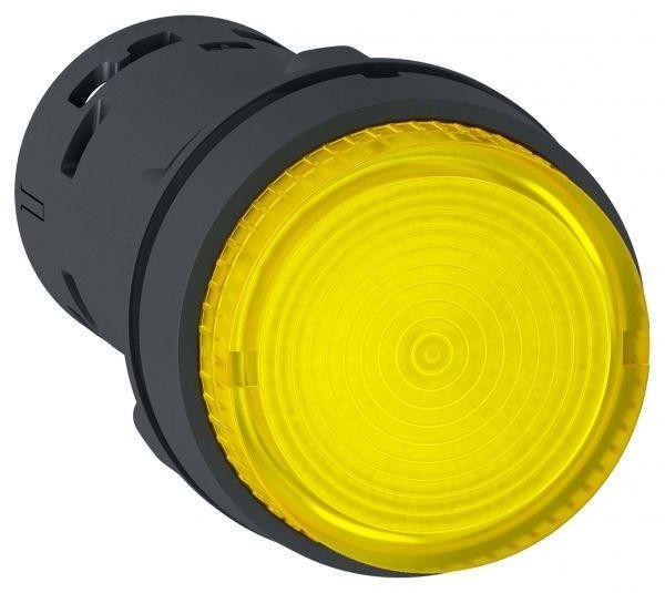  Кнопка 22мм 24В желт. с подсветкой SchE XB7NW38B1 