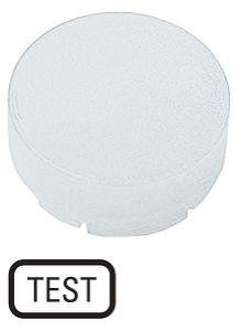  Линза для кнопок M22-XDLH-W-GB9 с подсветкой выступающая "TEST" бел. EATON 218376 