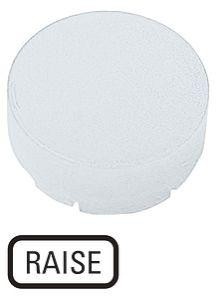  Линза для кнопок M22-XDLH-W-GB17 с подсветкой выступающая "RAISE" бел. EATON 218382 
