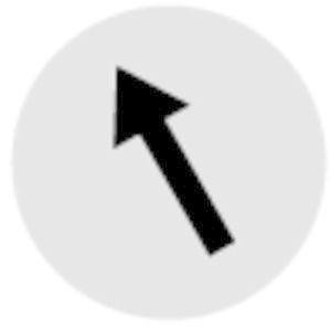  Линза для кнопок M22-XDLH-W-X8 с подсветкой выступающая "значок стрелки" бел. EATON 218349 