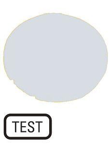  Линза в кнопки M22-XDL-W-GB9 с подсветкой плоская "TEST" бел. EATON 218333 