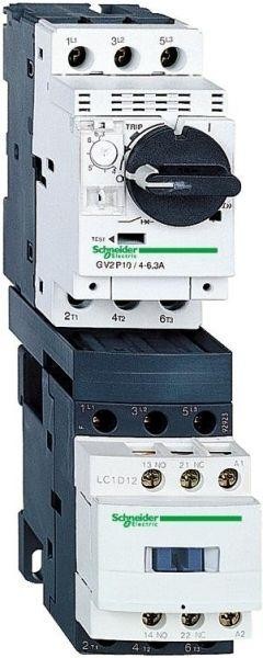  Пускатель комб. 1.6-2.5А цепь управления 220В 50/60Гц координация-2 SchE GV2DP107M7 
