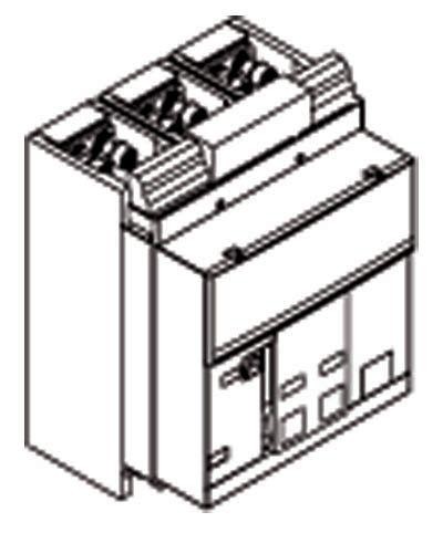  Комплект силовых выводов стац. выкл. F на нижние выводы E6.2 F (уп.3шт) ABB 1SDA074143R1 