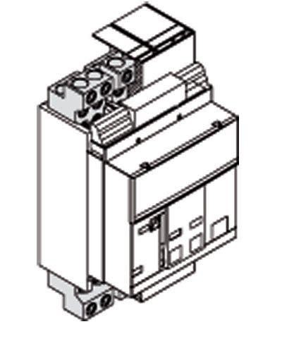  Комплект силовых выводов фикс. части FC CuAl 4х240 E1.2 W FP (уп.3шт) ABB 1SDA073995R1 