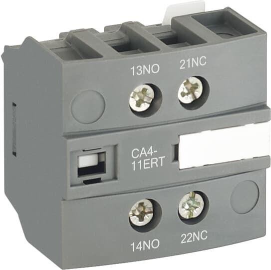  Блок контактный дополнительный CA4-11MRT для контакторов AF..RT и NF..RT ABB 1SBN010155R1111 