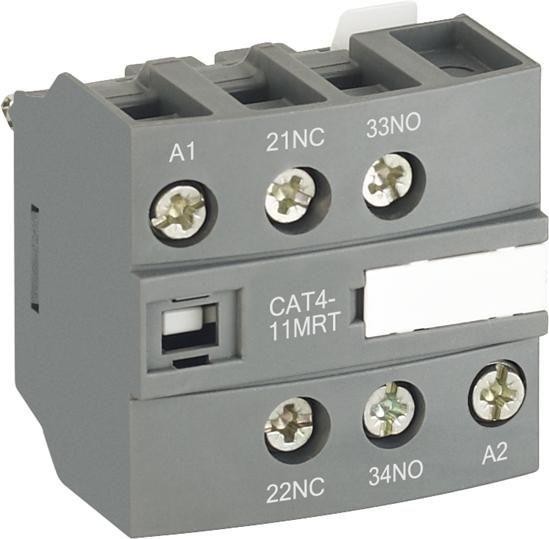  Блок контактный дополнительный CAT4-11MRT для контакторов AF..RT и NF..RT ABB 1SBN010154R1111 