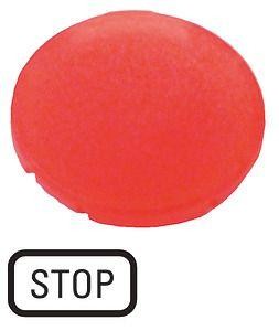  Линза в кнопки M22-XDL-R-GB0 с подсветкой плоская "СТОП" красн. EATON 218326 